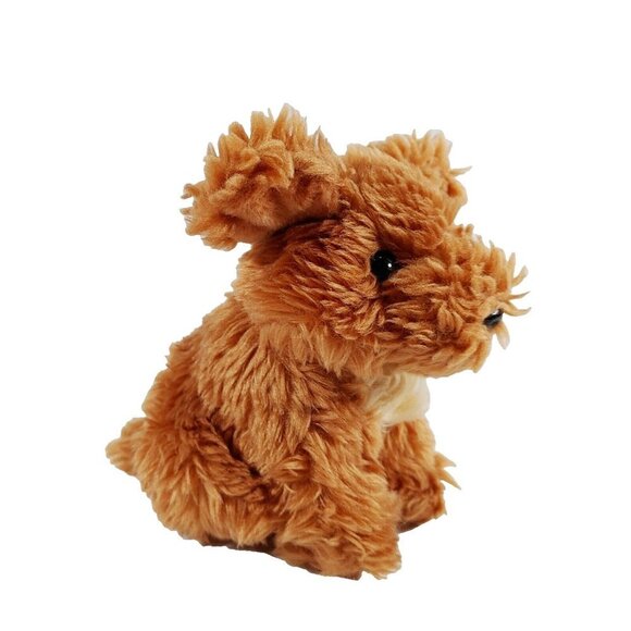 Our Generation Battat Terrier  Plush Malia Puppy Dog Brown Stuffed Animal 6.5" - Picture 1 of 4